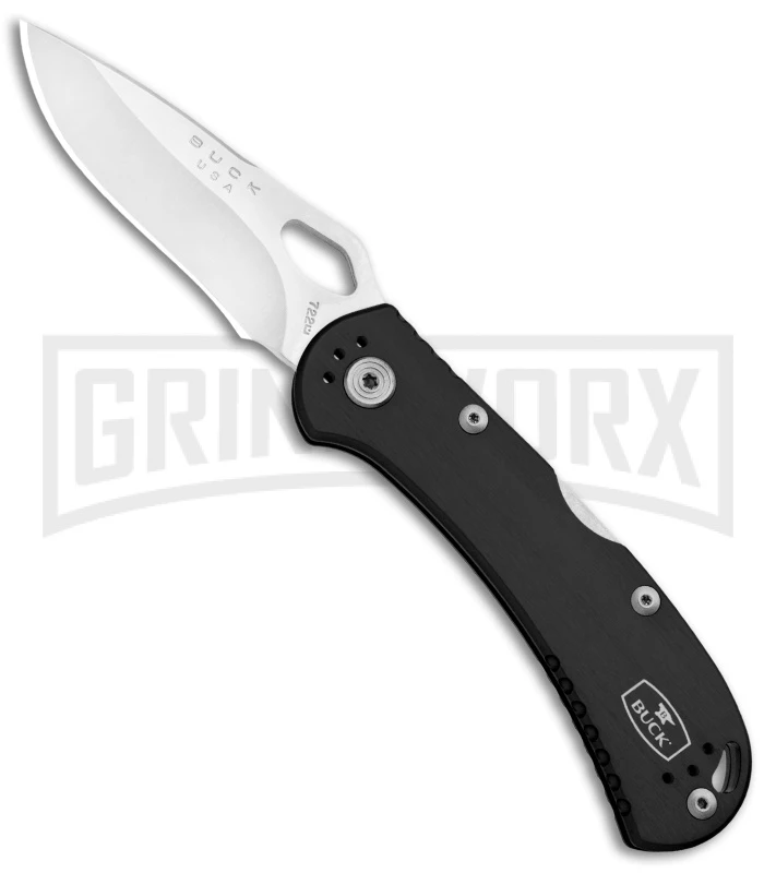 Buck Knives SpitFire Black Folding Knife - Satin Plain 3 Buck Knives SpitFire Black Folding Knife - Satin Plain