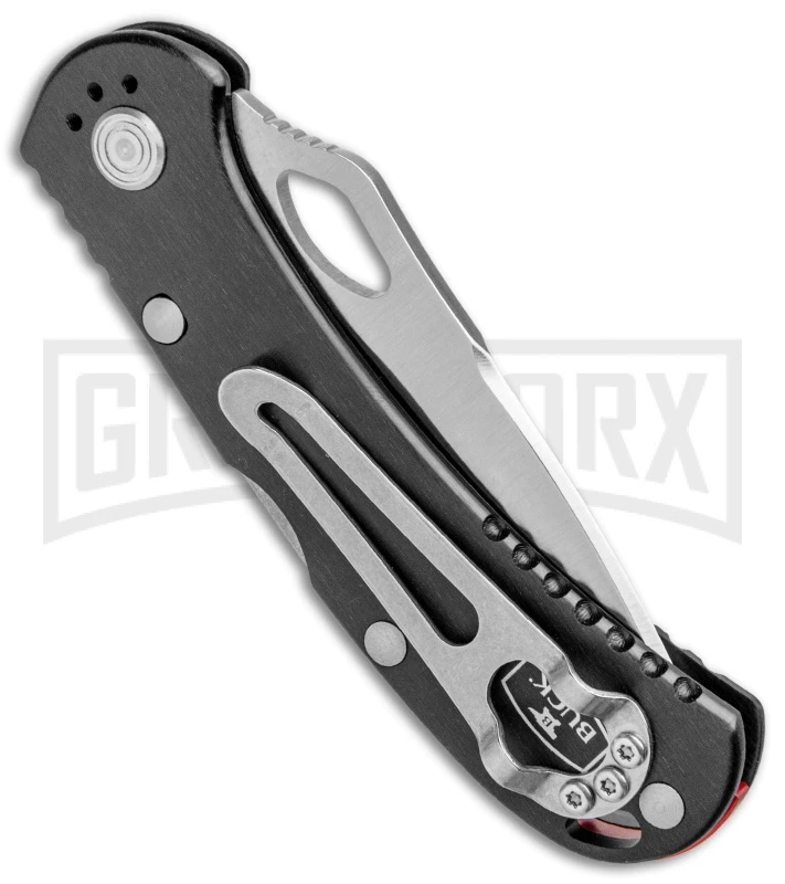 Buck Knives SpitFire Black Folding Knife - Satin Serr 5 Buck Knives SpitFire Black Folding Knife - Satin Serr - Image 3
