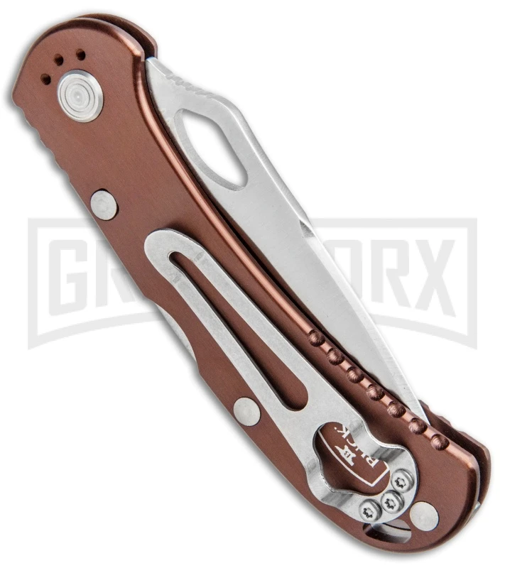 Buck Knives SpitFire Brown Folding Knife - Satin Serr 5 Buck Knives SpitFire Brown Folding Knife - Satin Serr - Image 3