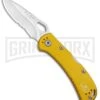 Buck Knives SpitFire Yellow Folding Knife - Satin Serr -Buck Knives Sales Buck SpitFire LB Yellow Satin Serr 0722YWX1 BHQ 92990 jr large