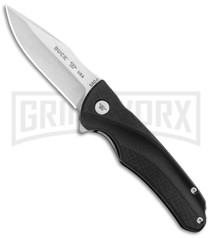 Buck Knives Buck Sprint Select Black Liner Lock Knife- Satin Plain 3 Buck Knives Buck Sprint Select Black Liner Lock Knife- Satin Plain