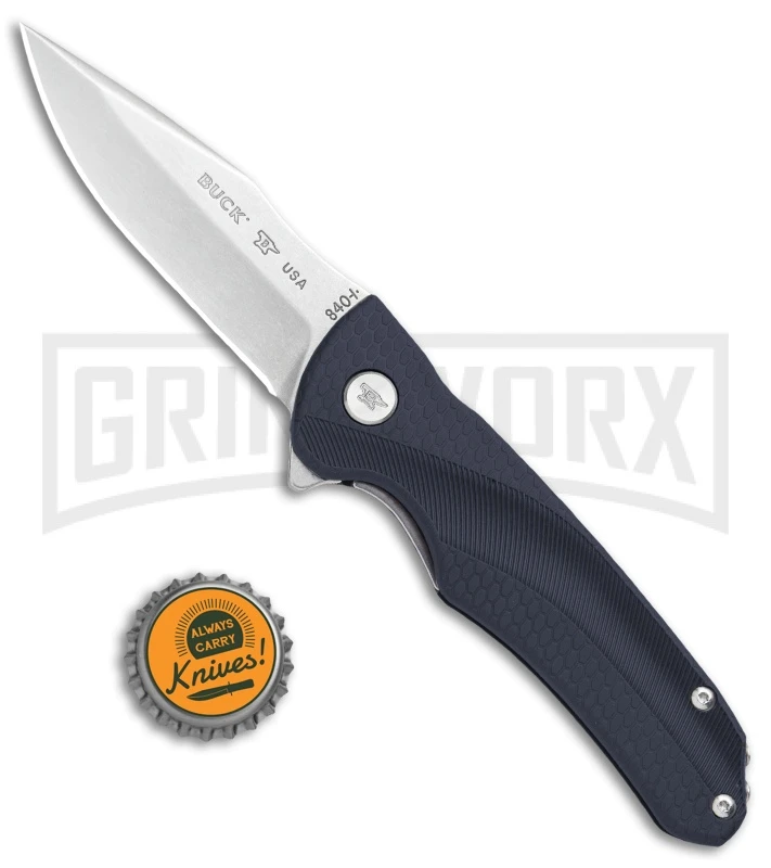 Buck Knives Buck Sprint Select Blue Liner Lock Knife- Satin Plain 6 Buck Knives Buck Sprint Select Blue Liner Lock Knife- Satin Plain - Image 4