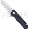 Buck Knives Buck Sprint Select Blue Liner Lock Knife- Satin Plain -Buck Knives Sales Buck Sprint Select LL Blue Satin 0840BLS BHQ 106700 jr large