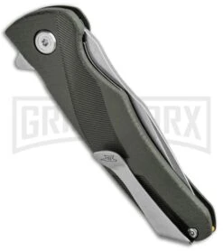 Buck Knives Buck Sprint Select OD Green GFN Liner Lock Knife - Satin Plain -Buck Knives Sales Buck Sprint Select LL OD Green GFN Satin 0840GRS BHQ 92956 jr side large