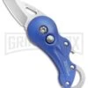 Buck Knives Transport 0756BLS-B1 Light Blue Folding Keychain Pocket Knife (Pln) -Buck Knives Sales Buck Transport Light Blue Folding Key Chain Satin 0756BLS B1 BHQ 71296 jr large