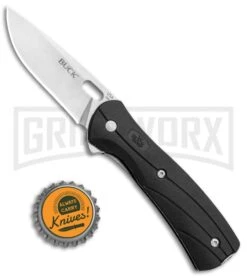 Buck Knives Buck Vantage Select 340 Folding Knife - Satin Plain -Buck Knives Sales Buck Vantage Select Small LL Satin 0340BKS B BHQ 5580 jr bottlecap large