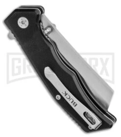 Buck Knives Buck Trunk Flipper Knife Black - Satin Plain -Buck Knives Sales BuckKnives 2021 51 large