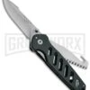 Buck Knives Buck Green Alpha Crosslock Knife W/ Saw & Gut Hook Blade 0183GRS -Buck Knives Sales buck alpha crosslock green 183grs b large 1