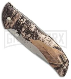 Buck Knives Buck Bantam BLW Mossy Oak Break-Up Camo Folding Knife - Satin Plain -Buck Knives Sales buck bantam BLW mossy oak break up camo BHQ 12361 er spine large