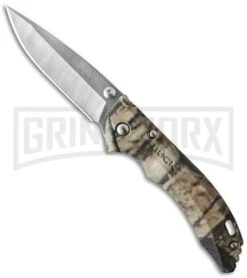 Buck Knives Buck Bantam BBW Mossy Break-Up Infinity Camo Folding Knife - Satin Plain