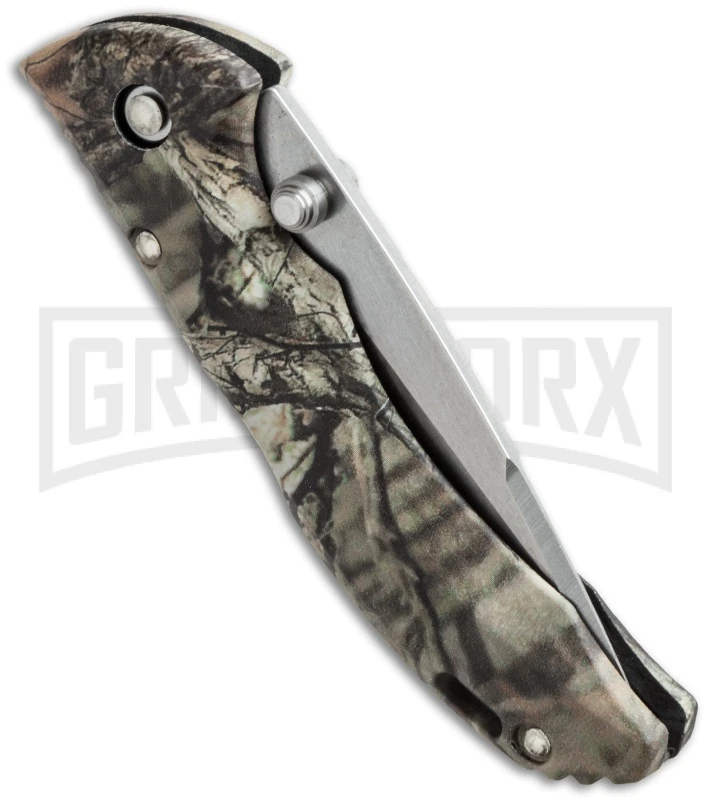 Buck Knives Buck Bantam BBW Mossy Break-Up Infinity Camo Folding Knife - Satin Plain 4 Buck Knives Buck Bantam BBW Mossy Break-Up Infinity Camo Folding Knife - Satin Plain - Image 2