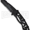 Buck Knives Buck Bones 870 Black Folding Knife - Black Serr 2 Buck Knives Buck Bones 870 Black Folding Knife - Black Serr -Buck Knives Sales buck bones 0870bkx b cat3595 large 1