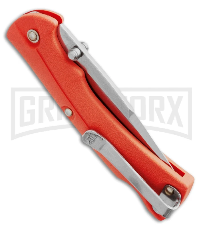 Buck Knives Buck Bucklite Max Orange Folding Knife - Satin Plain 4 Buck Knives Buck Bucklite Max Orange Folding Knife - Satin Plain - Image 2