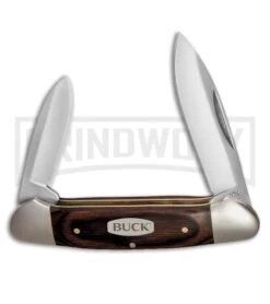 Buck Knives Buck 389 Canoe Woodgrain Pocket Knife