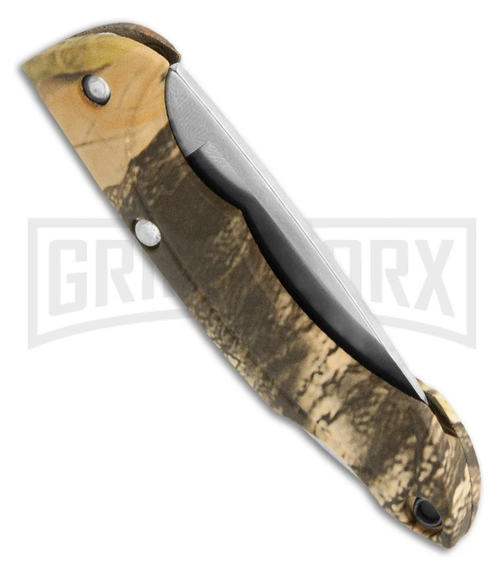 Buck Knives Buck Nano Bantam Mossy Oak Break-Up Camo Folding Knife - Satin Plain 4 Buck Knives Buck Nano Bantam Mossy Oak Break-Up Camo Folding Knife - Satin Plain - Image 2