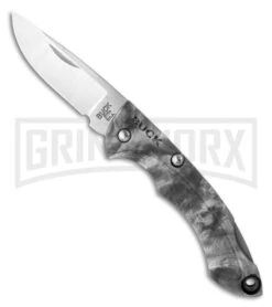 Buck Knives Buck Nano Bantam Reaper Black Folding Knife - Satin Plain
