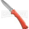 Buck Knives Bucklite Max 0486ORS Folding Knife - Satin Plain 1 Buck Knives Bucklite Max 0486ORS Folding Knife - Satin Plain -Buck Knives Sales buck knives folding bucklite max orange satin plain 0486ors b cat7520 large