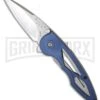 Buck Knives Rush Blue Spring Assisted Knife - Satin Plain