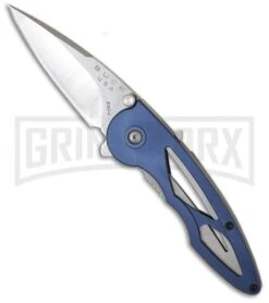 Buck Knives Rush Blue Spring Assisted Knife - Satin Plain