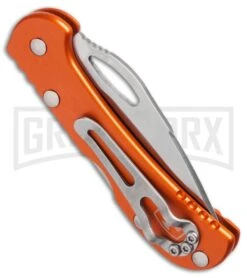 Buck Knives Buck Mini SpitFire Orange Folding Knife - Satin Plain -Buck Knives Sales buck mini spitfire 0726ors b orange side large