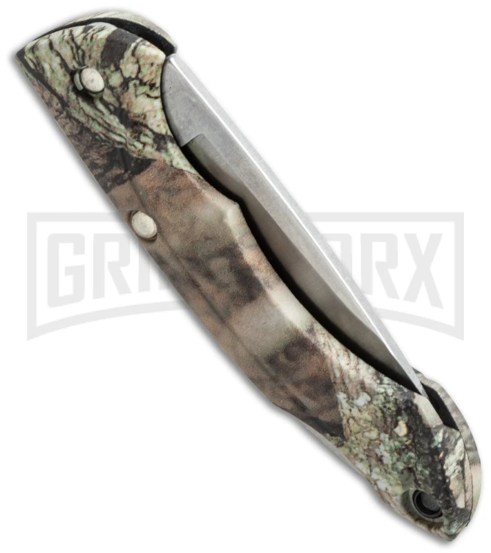 Buck Knives Buck Nano Bantam Mossy Oak Break-Up Infinity Camo Folding Knife - Satin Plain 4 Buck Knives Buck Nano Bantam Mossy Oak Break-Up Infinity Camo Folding Knife - Satin Plain - Image 2