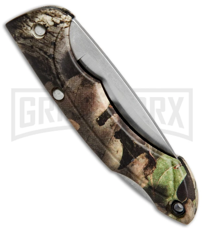 Buck Knives Buck Nano Bantam Mossy Oak B.U.C. Camo Folding Knife - Satin Plain 5 Buck Knives Buck Nano Bantam Mossy Oak B.U.C. Camo Folding Knife - Satin Plain - Image 3