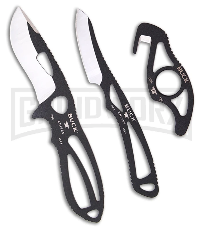 Buck Knives PakLite FieldMaster 0141BKSVP-B Knife Set (Two-Tone) 3 Buck Knives PakLite FieldMaster 0141BKSVP-B Knife Set (Two-Tone)