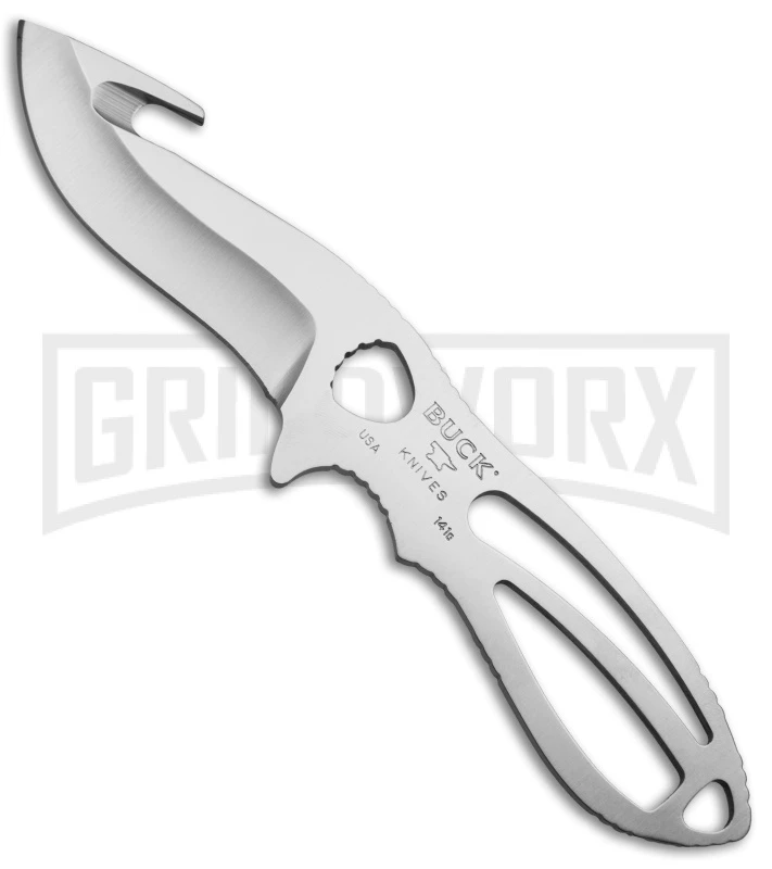 Buck Knives Buck PakLite Large Guthook Skinner Fixed Blade - Satin Plain 3 Buck Knives Buck PakLite Large Guthook Skinner Fixed Blade - Satin Plain