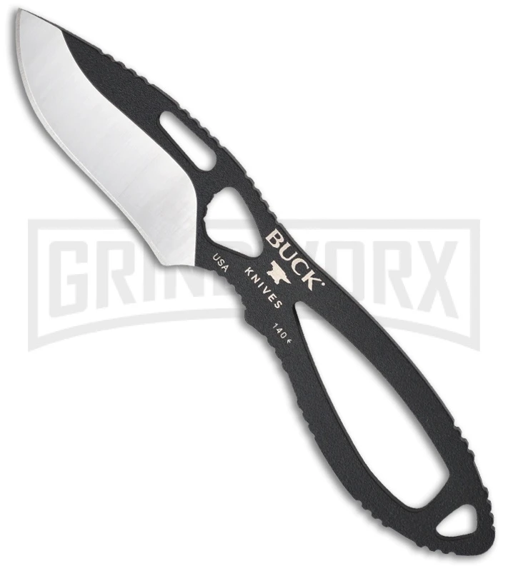 Buck Knives Buck PakLite Skinner Fixed Blade Knife - Black Plain 3 Buck Knives Buck PakLite Skinner Fixed Blade Knife - Black Plain