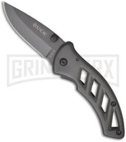 Buck Knives Buck Parallex 316 Folding Knife - Gray Serr