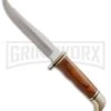 Buck Knives Buck 105 Pathfinder Dymondwood Fixed Blade Knife - Satin Plain -Buck Knives Sales buck pathfinder 0105brs b large
