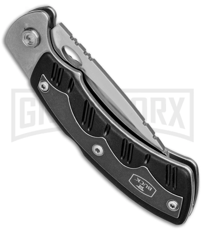 Buck Knives Buck 550 Selector 2.0 Folding Knife W/ Interchangeable Blade - Satin Plain 4 Buck Knives Buck 550 Selector 2.0 Folding Knife W/ Interchangeable Blade - Satin Plain - Image 2