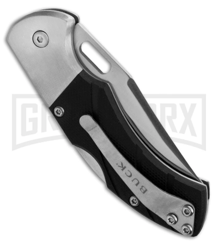Buck Knives Buck Talus Black G-10 Folding Knife - Satin Serr 4 Buck Knives Buck Talus Black G-10 Folding Knife - Satin Serr - Image 2