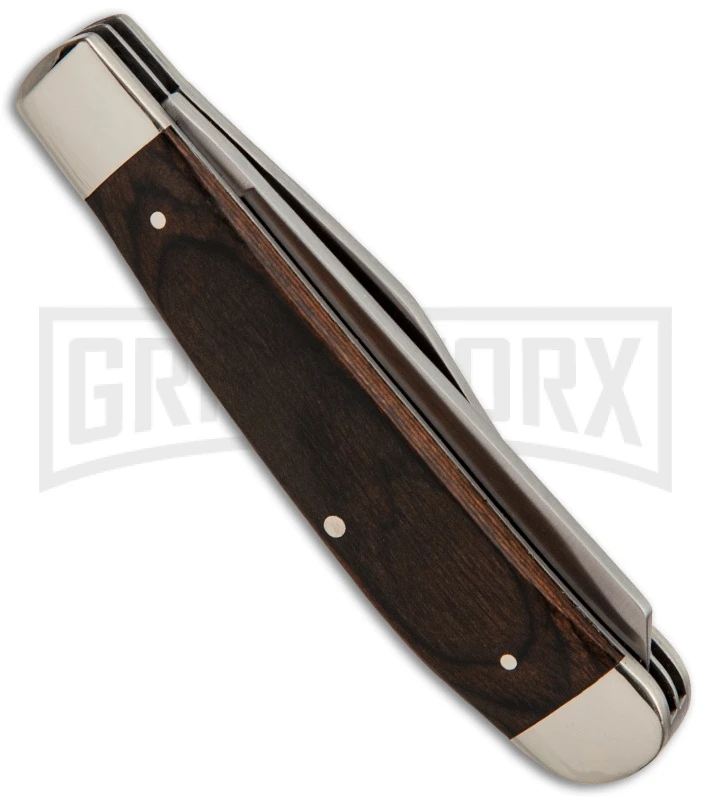 Buck Knives Buck 382 Trapper Woodgrain Pocket Knife 4 Buck Knives Buck 382 Trapper Woodgrain Pocket Knife - Image 2